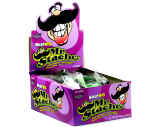 Concord Wack-O-Wax Mr. Stache Gummy Mustache Grape 24ct